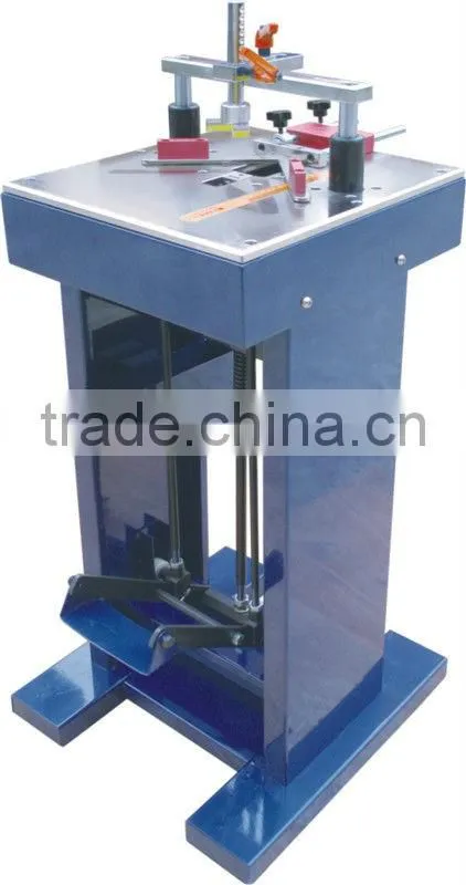 high quality wooden photo frame nail angle machine/nailing machine for picture/photo frame