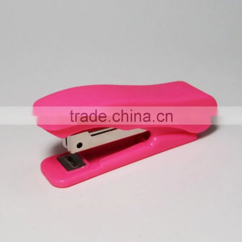 Office plastic colorful cheap stapler