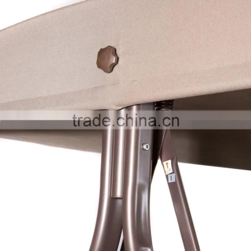 3 seat patio swing chair metal swing chair with steel frame for hot sale