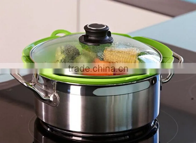 2014 best seller silicone pot cover as seen on tv