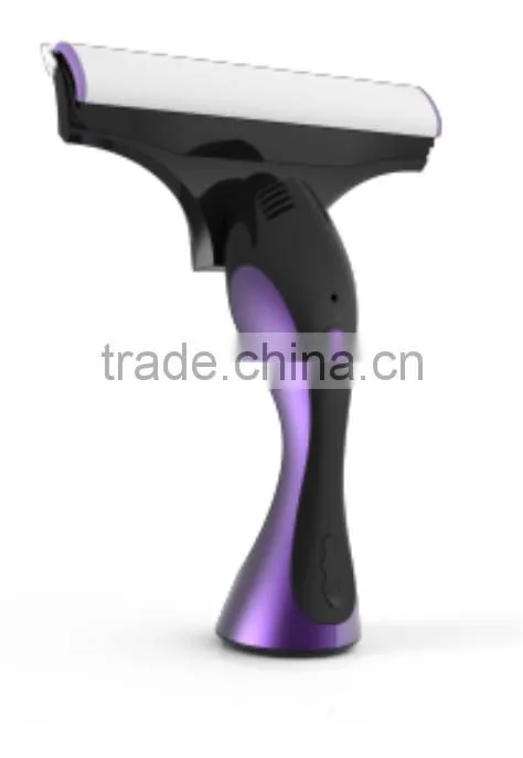 Cordless vacuum window cleaner