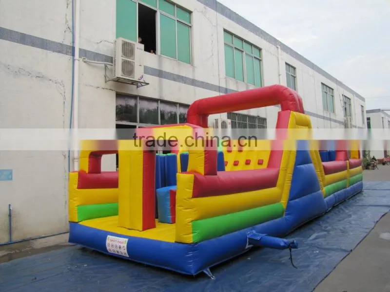Customized boot camp inflatable obstacle course cheap on sale