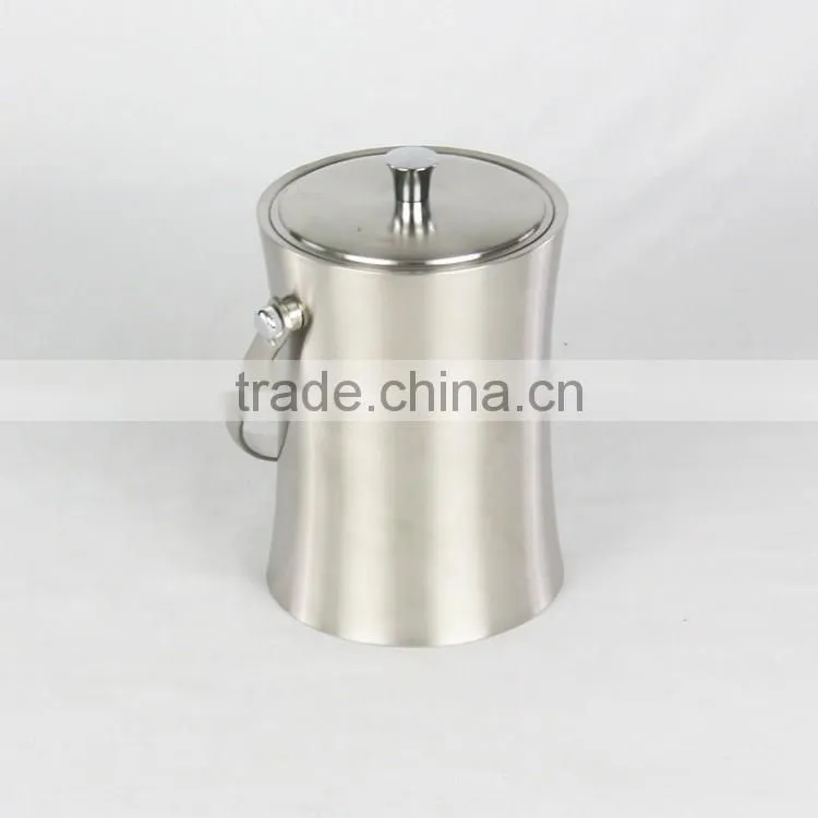 1L 2L 3L Stainless Steel Ice Bucket, Ice pail, double wall ice bucket