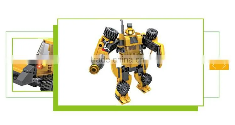 3 in 1 Wholesale child intellect building blocks programmable robot toy