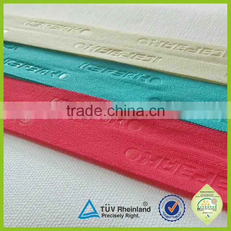 Custom fabric polyester woven ribbon jacquard webbing