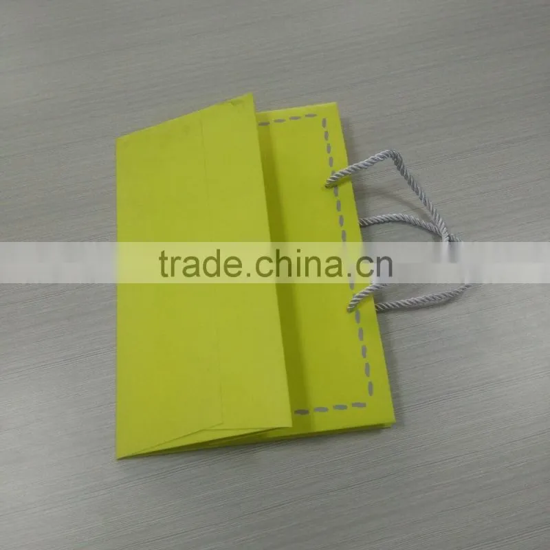 Shenzhen Factory Custom Printed Paper Gift Bag with drawstring For Wholesale