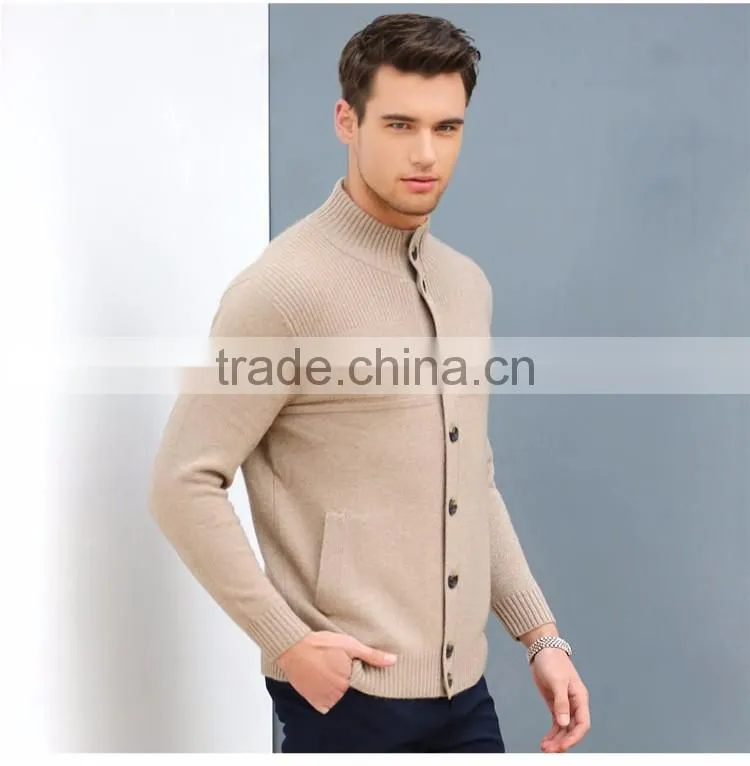Hot selling products 2016 winter men cardigan sweater