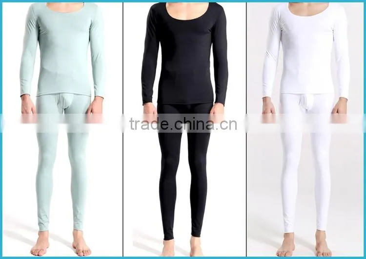 Invisible O Neck Seamless Winter Polypropylene Young Men Baselayer Underwear