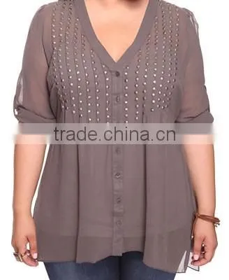 plus size Latest bolero top