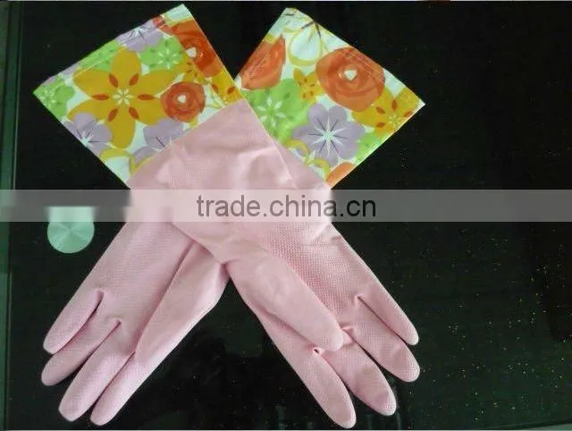 colored latex gloves