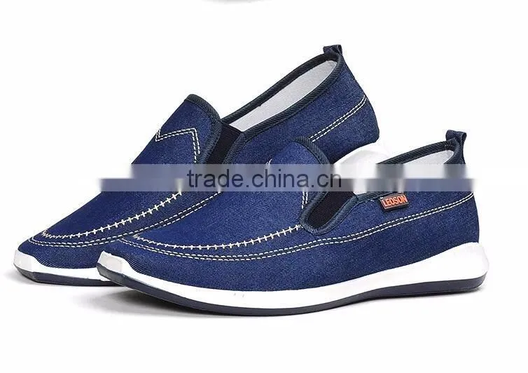 High quality canvas casual shoes men walking sneakers china factory