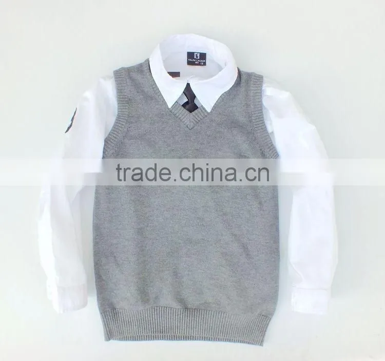 custom preschool children student uniform sweater vests