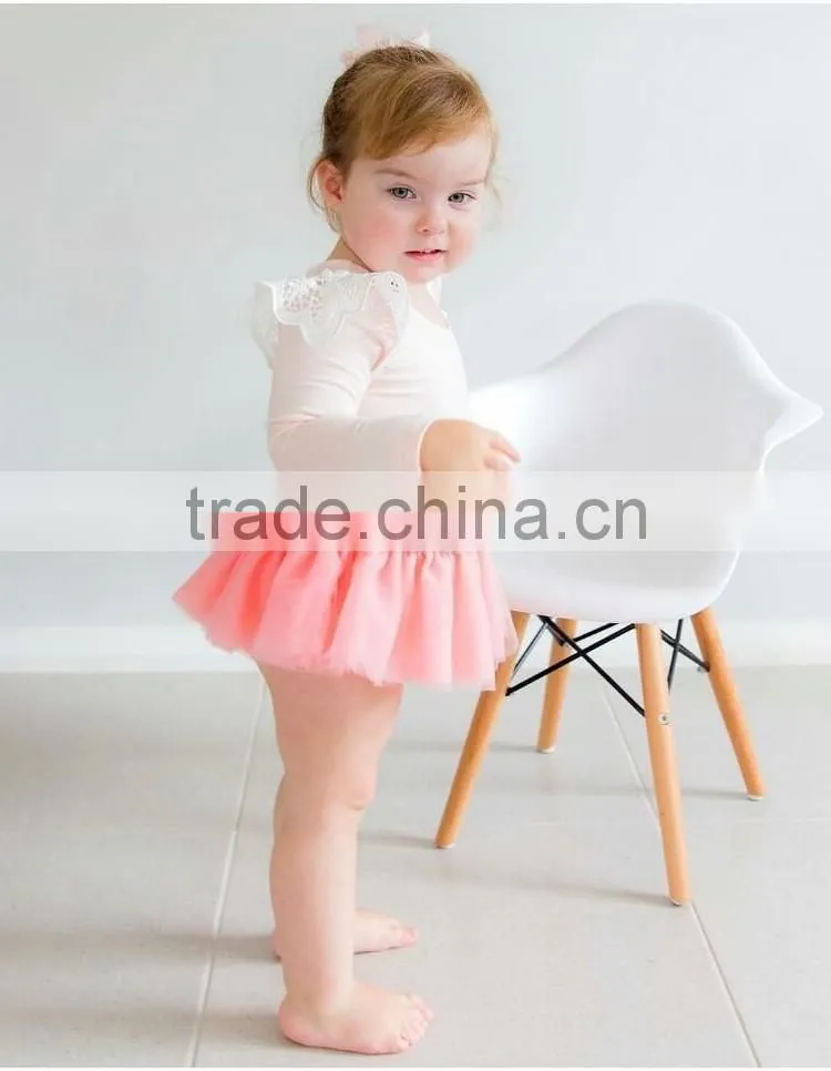 Chinese Clothing Manufacturers Australia Style Cotton Ruffle Lace Baby Girl Clothes