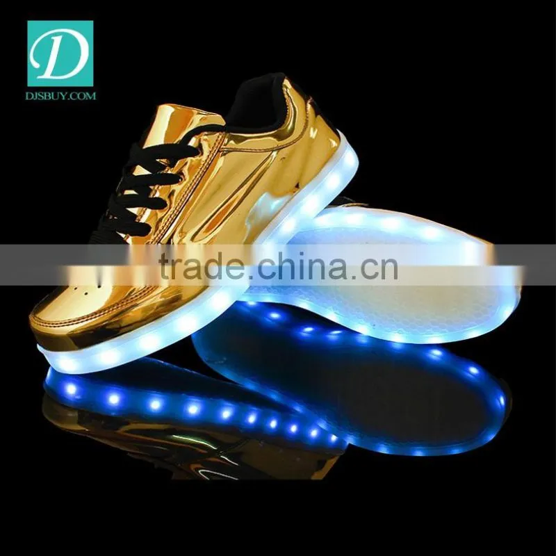 Hot selling Lace-up Casual Sneakers LED Shoes Women Shoes