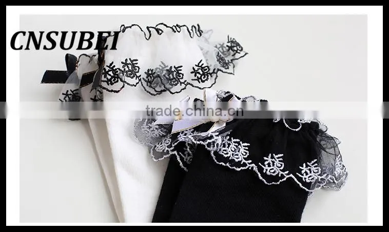 Socks cotton lace Spring and Autumn new children girls socks