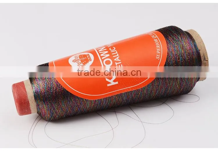 Iridescent ST type metallic embroidery yarn