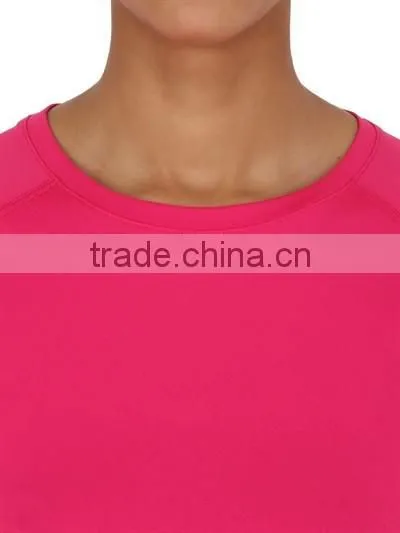 Oem Womens Dri Fit Running T-Shirts,Girls Crew Neck Sport T-Shirts for Marathon