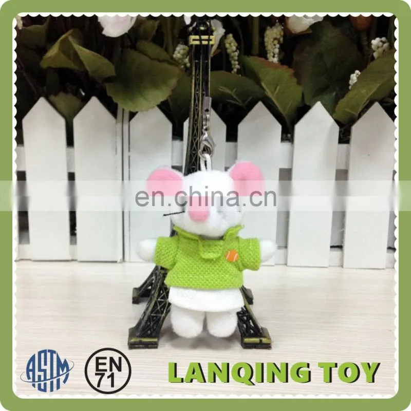 New Product Custom Animal- Shaped Plush Keychain