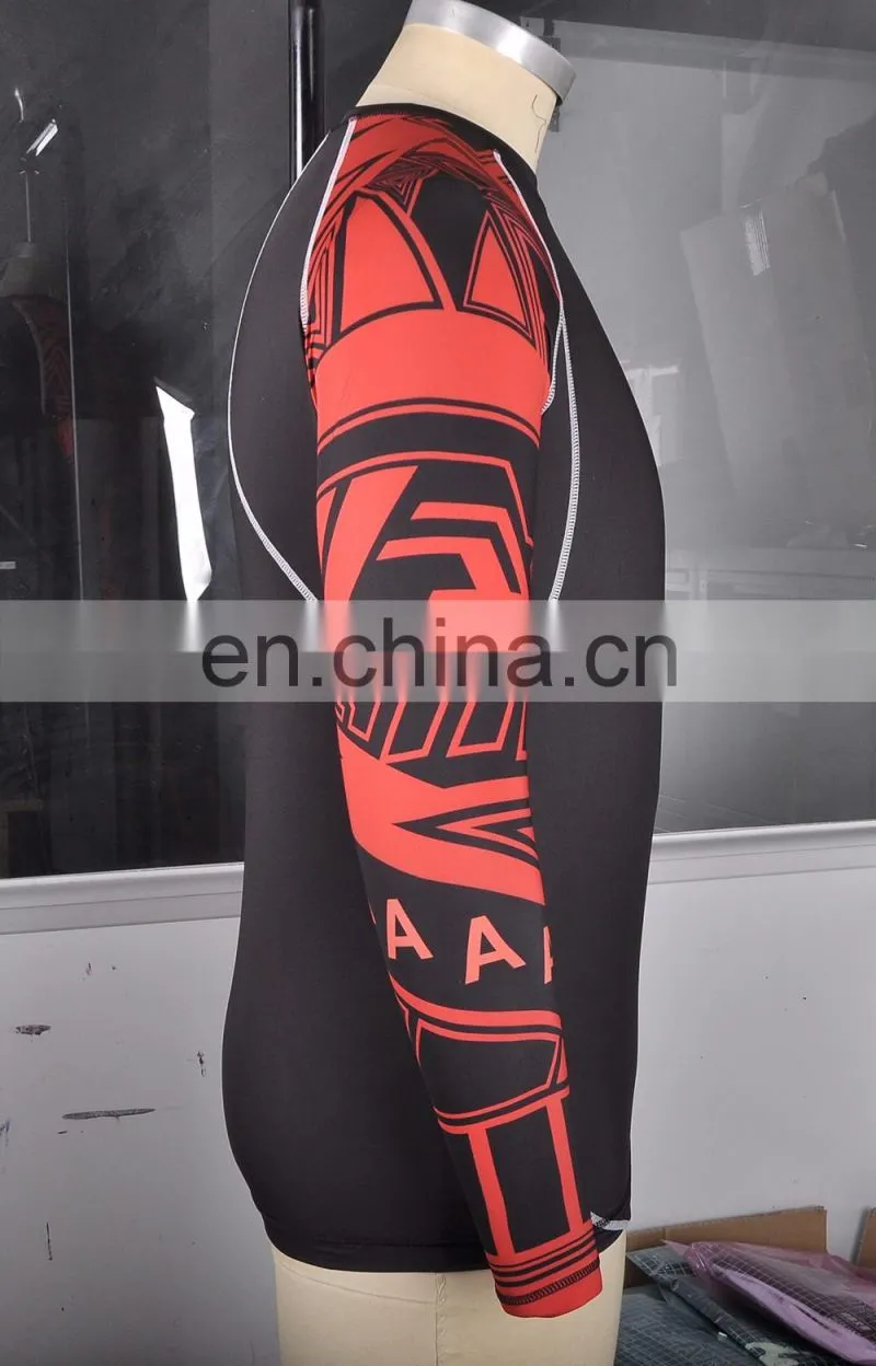 custom printed bjj rash guard sublimated rash guard manufacturer design your own mma rash guard