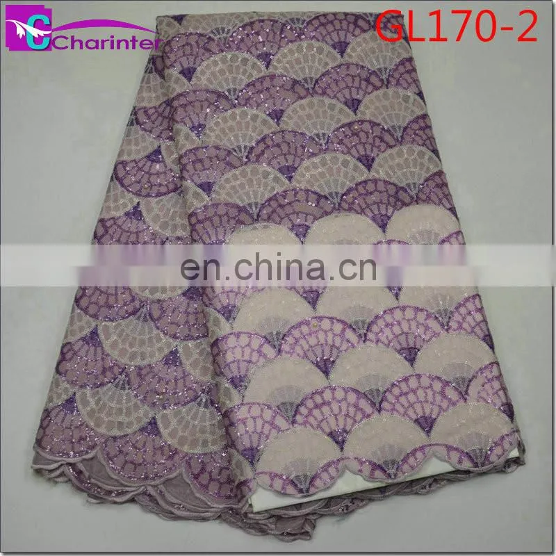 High quality Charinter organza lace fabrics GL170