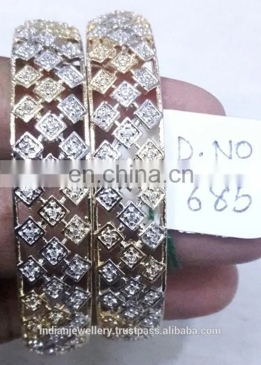 cubic zircon jewelry stone bangle manufacturer, cubic zircon jewellery bangles exporter