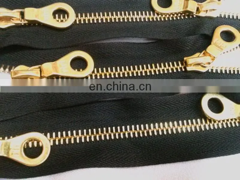 3# 5# ideal brand brass fire retardant zipper