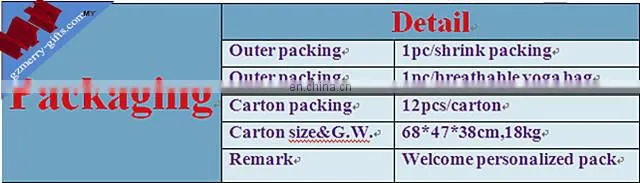 Gym home exercise wholesale eco yoga mat tpe with vent bag