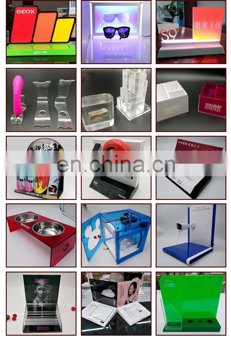 use-friendly and plane type acrylic desk calendar with pen holder