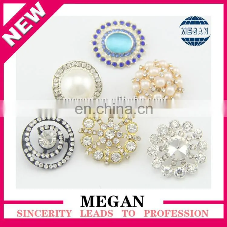 rhinestone buttons with shank for Star center embellishment