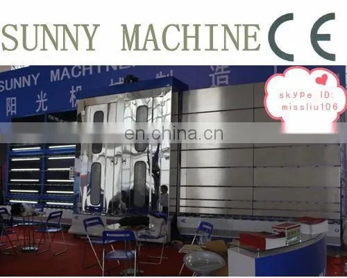 vertical glass washer and dryer machine