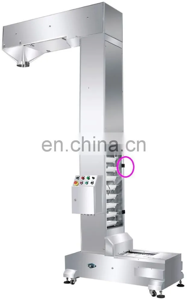 Z-Type Bucket Elevator/ConveyorCombined with Vibratory Feeder
