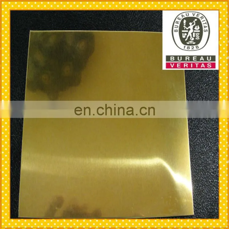 Multifunctional thin Brass sheet factory made in China for industry