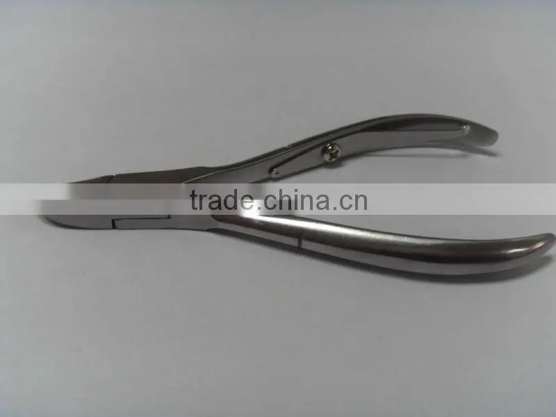 Profession Stainless Steel Nail Manicure Cuticle Nipper with Double Springs, retail