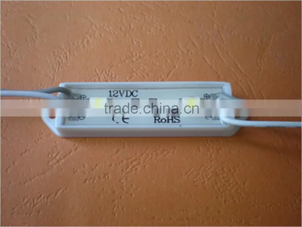 SMD 5050 LED Module 0.72W 3led chip Waterproof IP67 Cool White Emitting Color