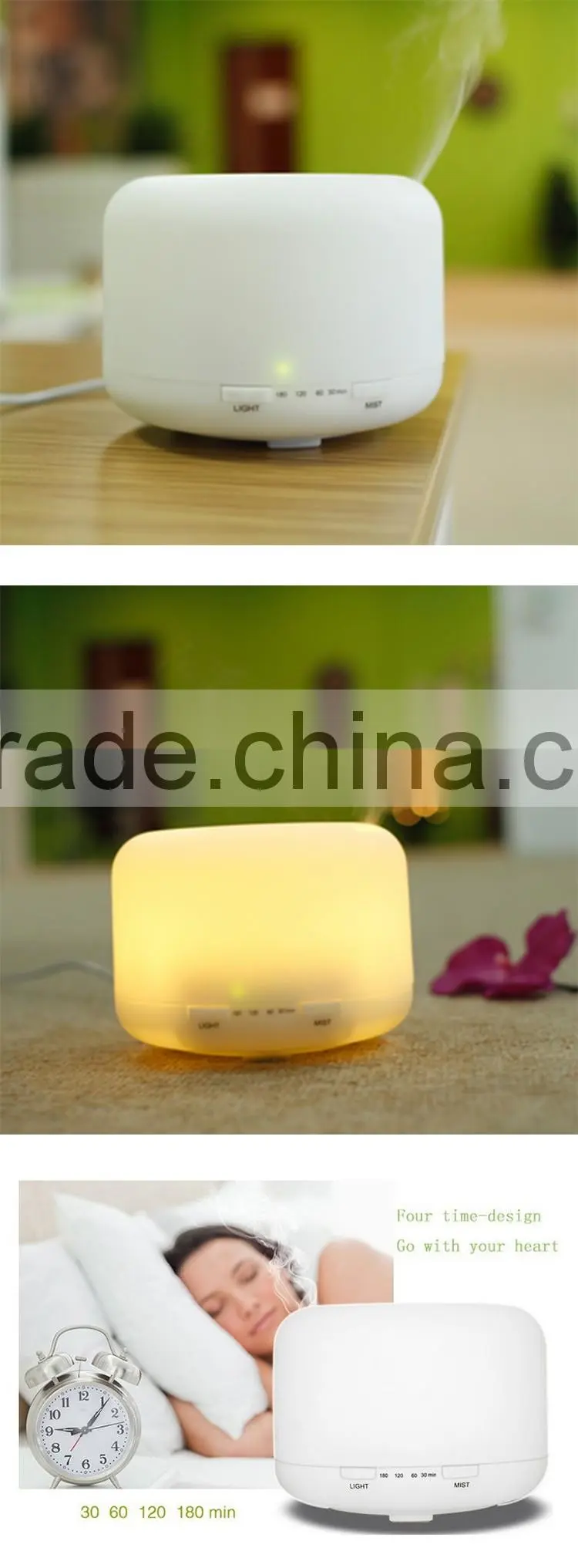 Newest Style Air Humidifier Mini LED USB Ultrasonic Aroma Diffuser Humidification