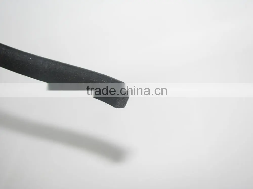 black rectangle epdm shower door rubber seal