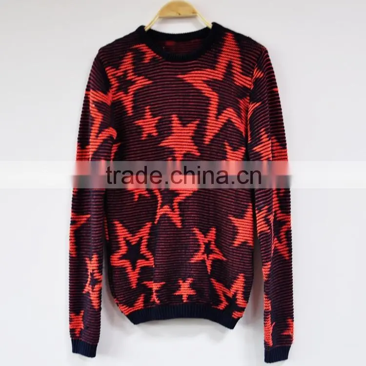 Women Clothing Colourful Mottled Pullover Blended Women Knitted Sweater