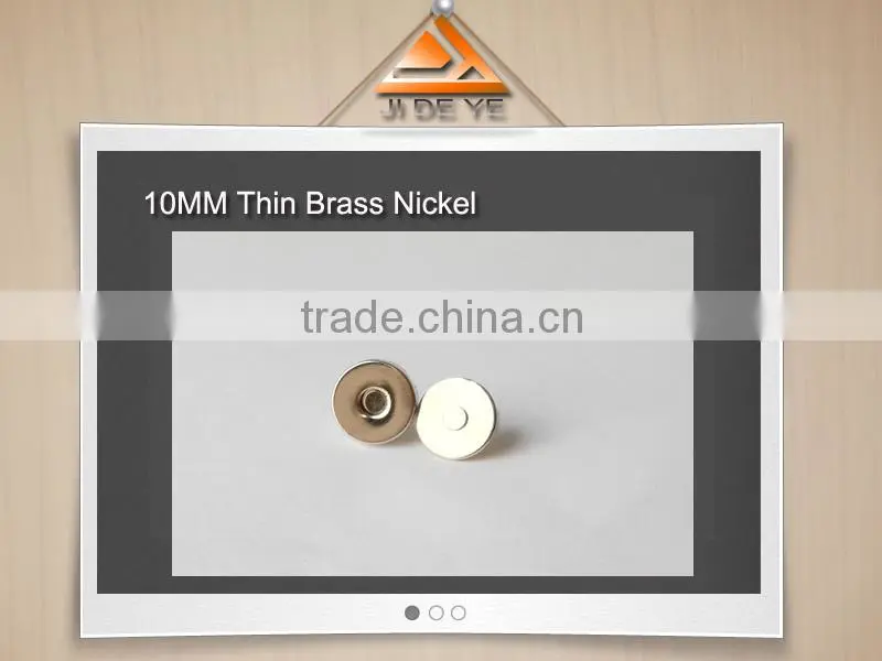 thin good quality metal button decorated Magnetic button