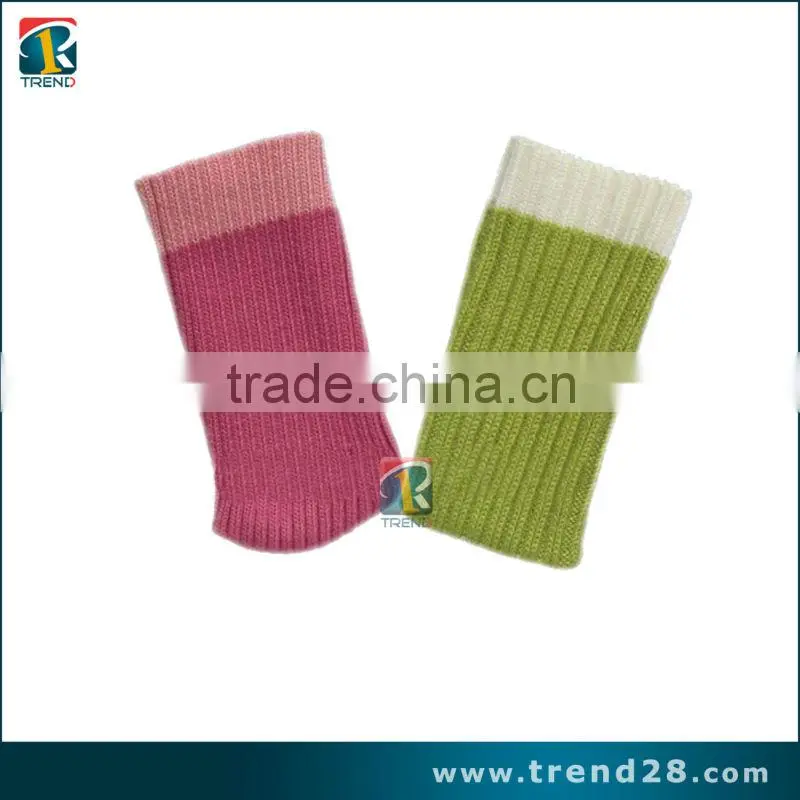Colorful knitted cell phone sock case