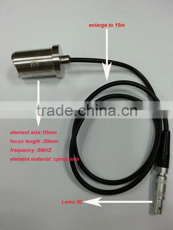 complex geometric parts inspection-immersion waterproof probe transducer
