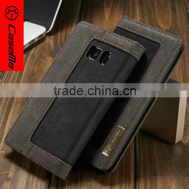 Factory price hot new products 2016 credit card insert case for Samsung Galaxy S7/S7 edge wallet