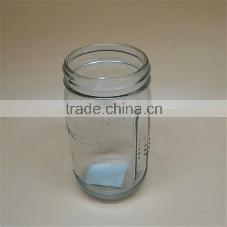 650ml round glass food jar with lid