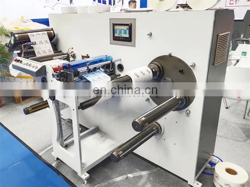 UTS420H Turret Type High Speed Automatic Label Cutting Machine, self-adhesive sticker cutter rewinder