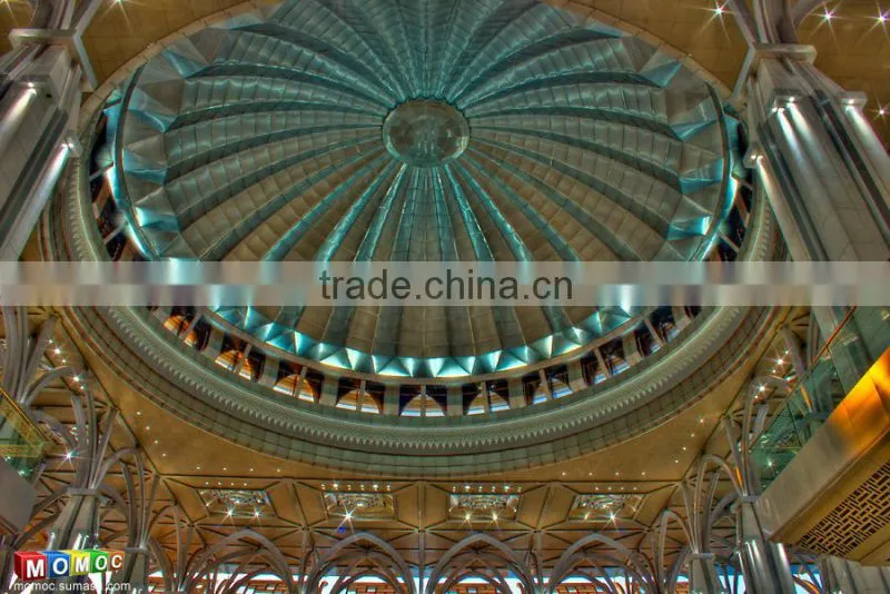 Arabian style prefabricated steel mosque dome