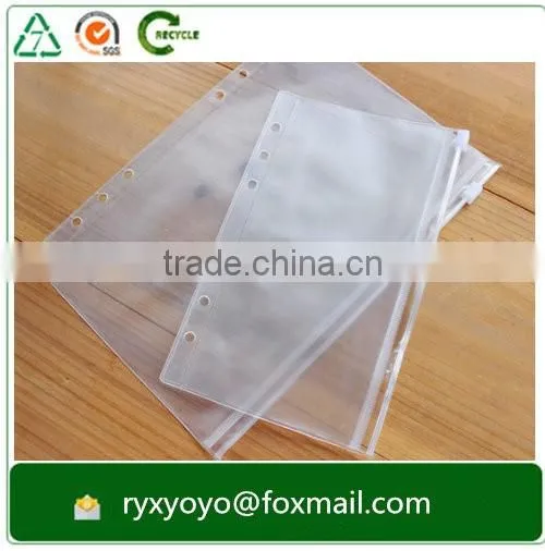high quality vinvly zipper wallet pvc cosmetic zipper bag