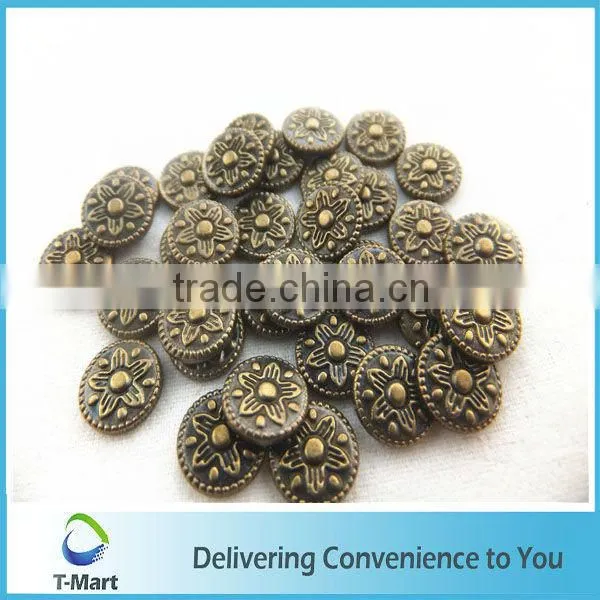 korean quality fashion accessories hot fix copper metal for jeans