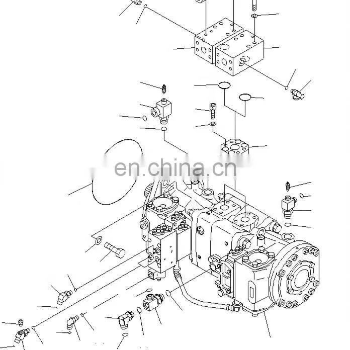 PC1250-8 Excavator Main Pump PC1250LC-8 Hydraulic Pump 708-2L-00690