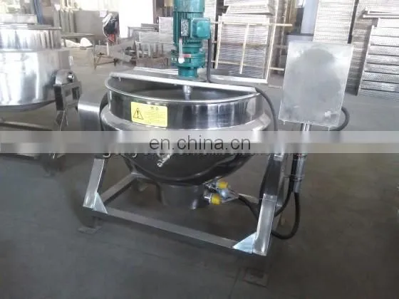 Industrial 500 liter jacketed cooking kettle