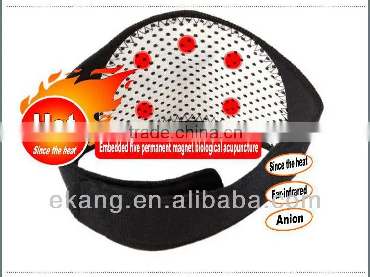 Self-heating massage neck belt