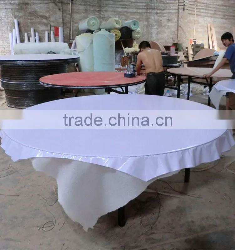 Hotel Round PVC folding table for banquet